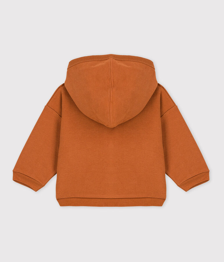 Baby-Kapuzensweatshirt braun ECUREUIL