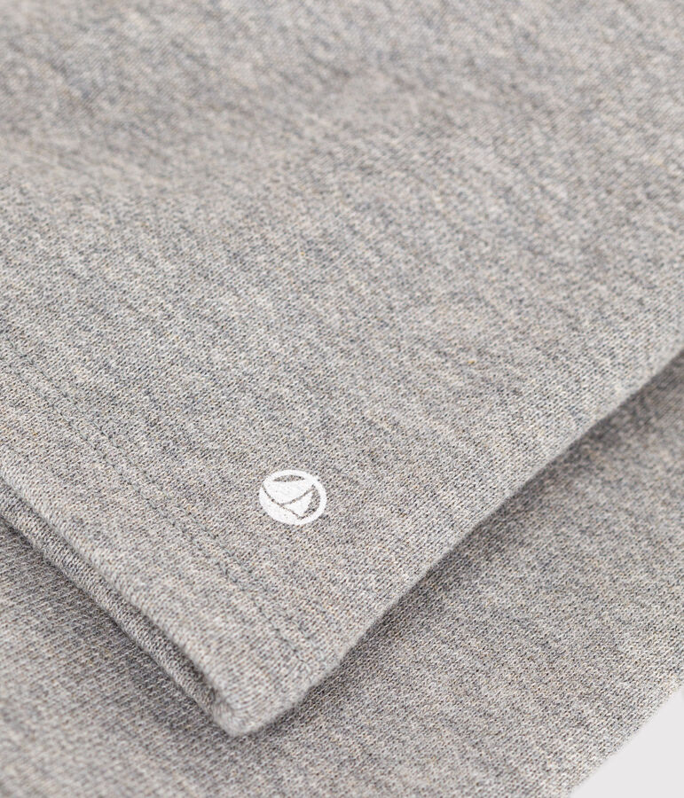 Baby-Cardigan aus Molton grau