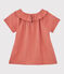 Kinder-Bluse aus Musselin-Stoff für Mädchen rosa PAPAYE