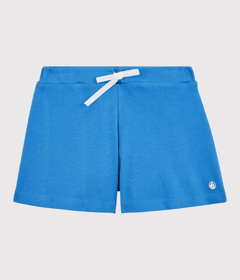Shorts aus Baumwolle f&uuml;r M&auml;dchen blau