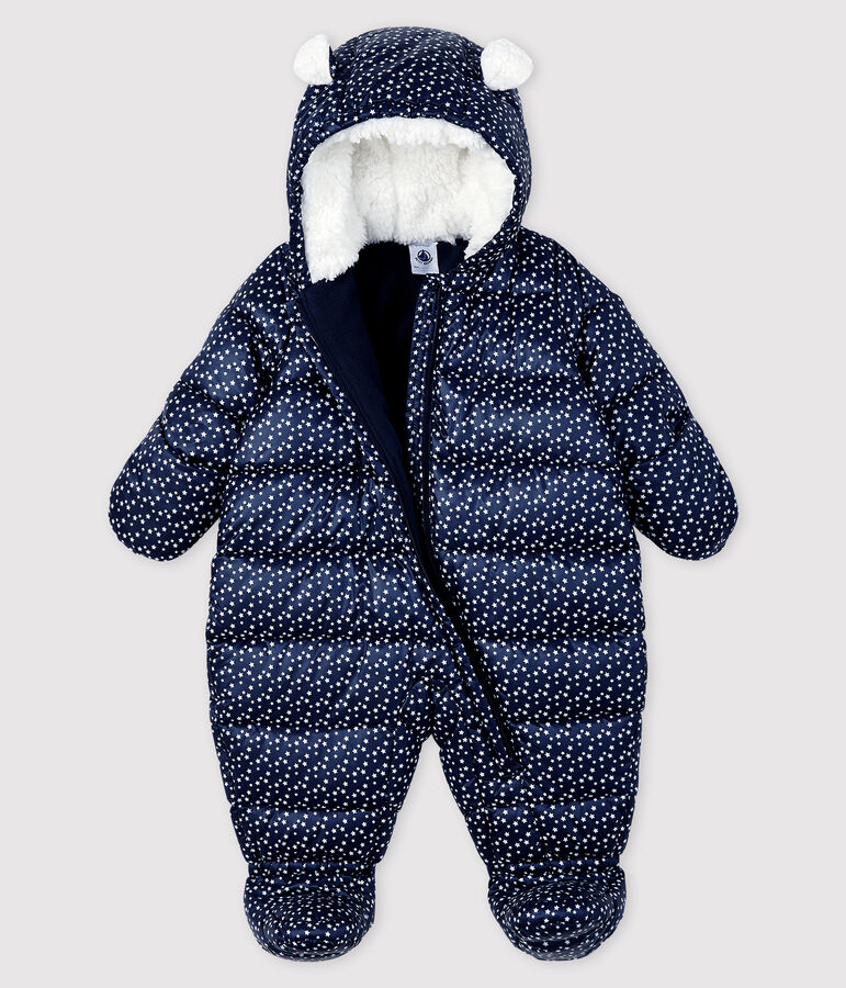 Baby-Fliegerorverall f&uuml;r M&auml;dchen/Jungen blau/weiss