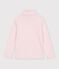 Kinder-Rollkragenshirt aus Baumwolle mit Streifen rosa/rosa