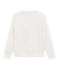 Logo-Sweatshirt Damen weiss MARSHMALLOW/violett REAL