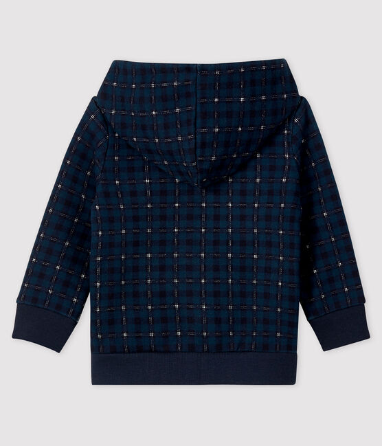 Baby-Kapuzensweatshirt für Jungen blau SHADOW/naturfarben MULTICO