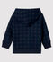 Baby-Kapuzensweatshirt für Jungen blau SHADOW/naturfarben MULTICO