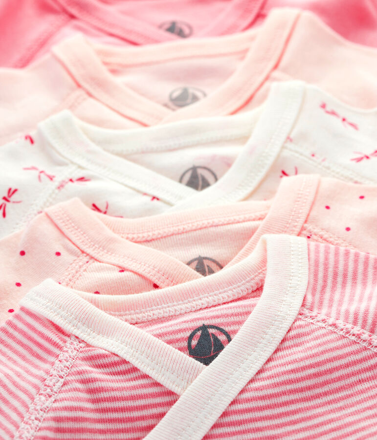 Set mit 5 lang&auml;rmligen Bodys f&uuml;r Neugeborene variante 2