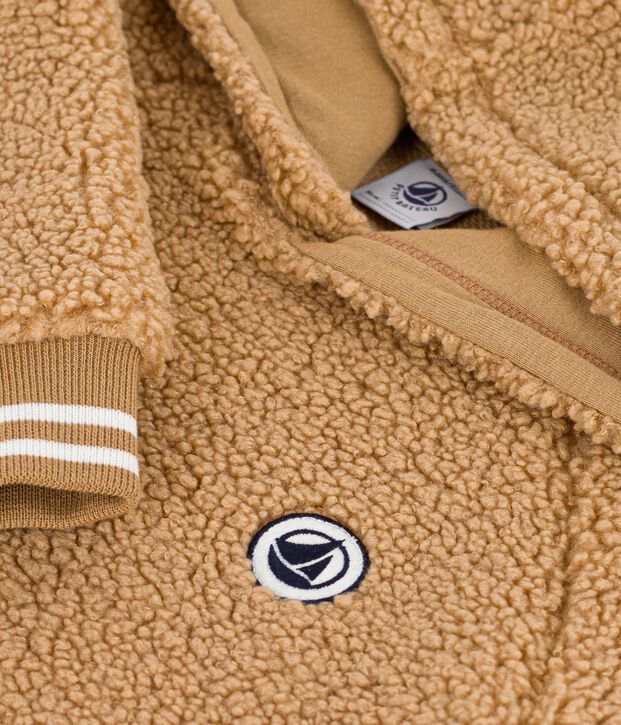 Kinder-Sweatshirt aus Sherpa LATTE