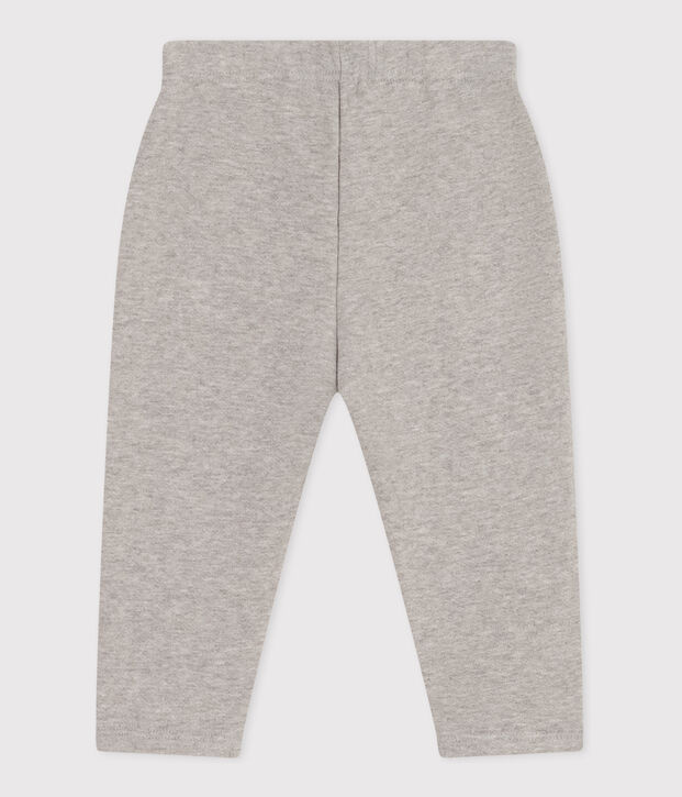 Baby-Hose aus Molton grau