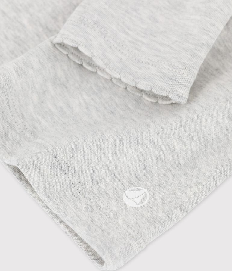 Unterziehpullover aus Baumwolle f&uuml;r M&auml;dchen / Jungen grau