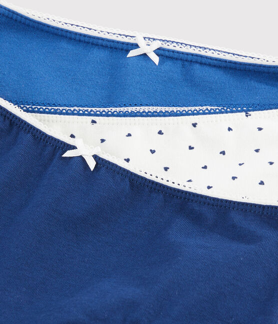 3er-Set Shortys mit Mini-Herzen für kleine Mädchen variante 1