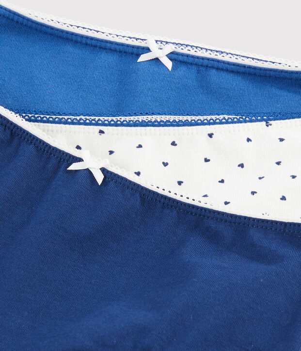 3er-Set Shortys mit Mini-Herzen f&uuml;r kleine M&auml;dchen vielfarbig
