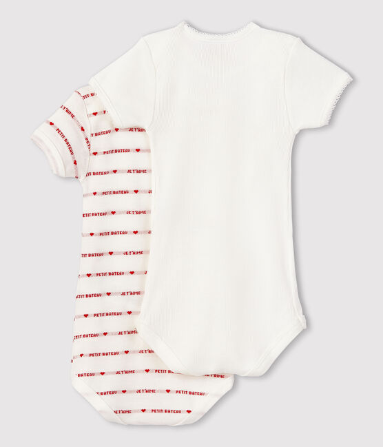 2er-Set kurzärmelige Baby-Bodys variante 1