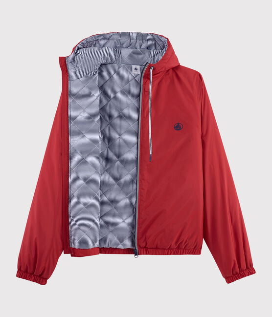 Warmer Windblocker aus recyceltem Material für Damen rot TERKUIT