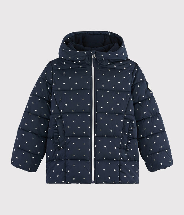 Kinder-Jacke f&uuml;r M&auml;dchen blau/grau