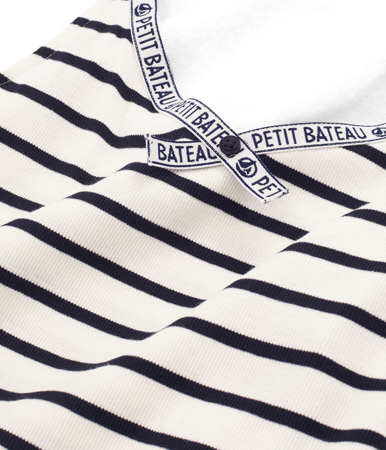 Tanktop damen weiss/blau