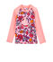 Umweltfreundliches Anti-UV-T-Shirt mit LSF 50+ Kinder Mädchen rosa PATIENCE/weiss MULTICO