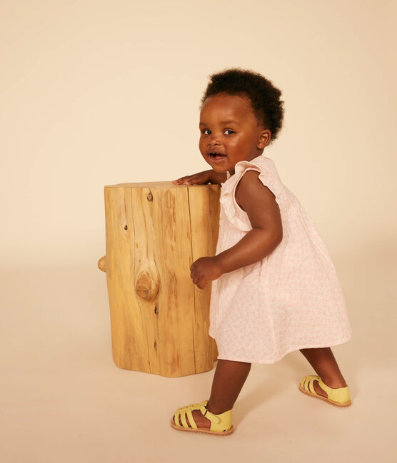 Kurzärmeliges Babykleid mit Bloomers aus Musselin AVALANCHE/ PANTY