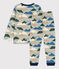 Kinderpyjama aus Doppeljersey für Jungen CAMPING/ MULTICO