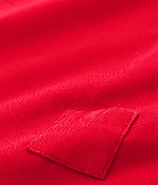 Baby-Jungen-Latzhose aus Nicki rot FROUFROU
