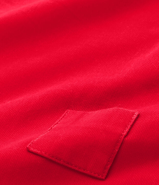 Baby-Jungen-Latzhose aus Nicki rot