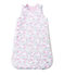Wendbarer Baby-Mädchen-Schlafsack weiss ECUME/weiss MULTICO