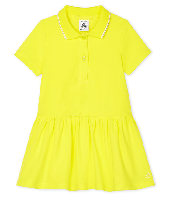 Baby-Polokleid für Mädchen gelb EBLOUIS