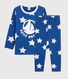 Kinderpyjama aus Molton mit Sternen