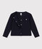 Kinder-Cardigan aus Baumwolle blau SMOKING