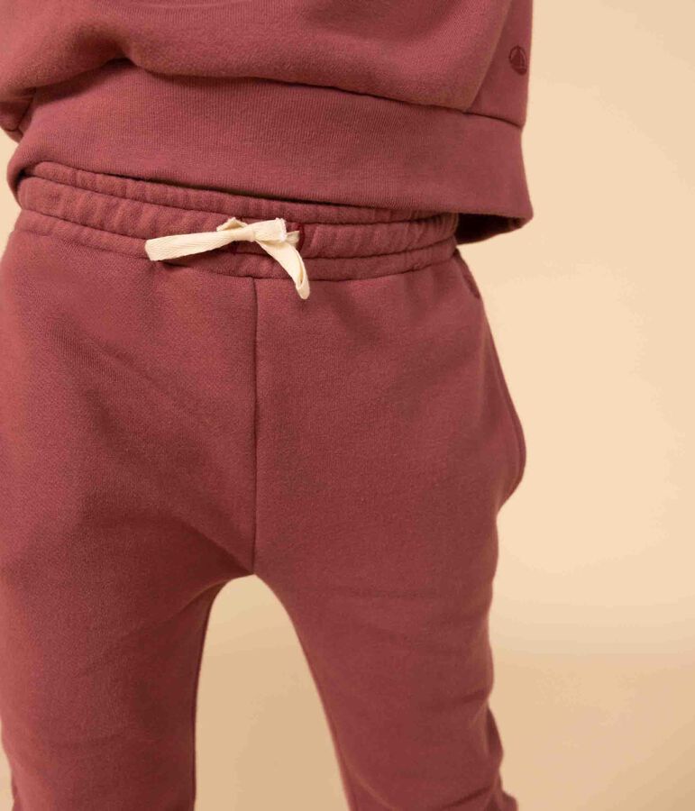 Kinder-Jogginghose aus Molton f&uuml;r M&auml;dchen braun