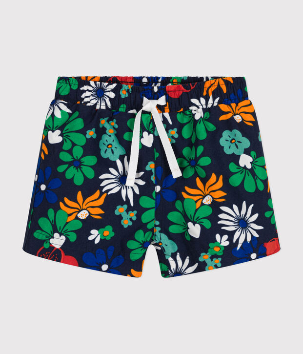 Baby-Badeshorts blau/vielfarbig