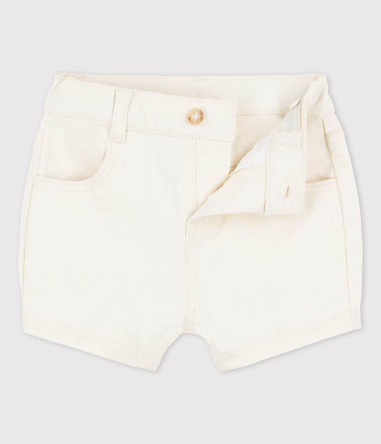 Baby-Shorts aus Denim naturfarben
