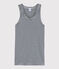 Tanktop aus Baumwolle für Damen blau SMOKING/weiss MARSHMALLOW