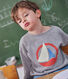 Kinder-Sweatshirt aus Molton für Jungen