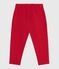 Baby-Hose aus einfarbiger Baumwolle rot POMPEI