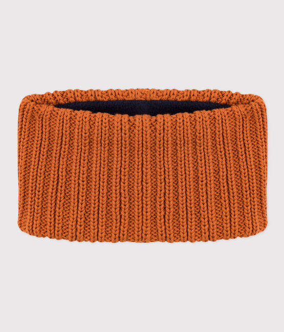 Snood aus Strick mit Fleece-Futter für Jungen und Mädchen braun ECUREUIL