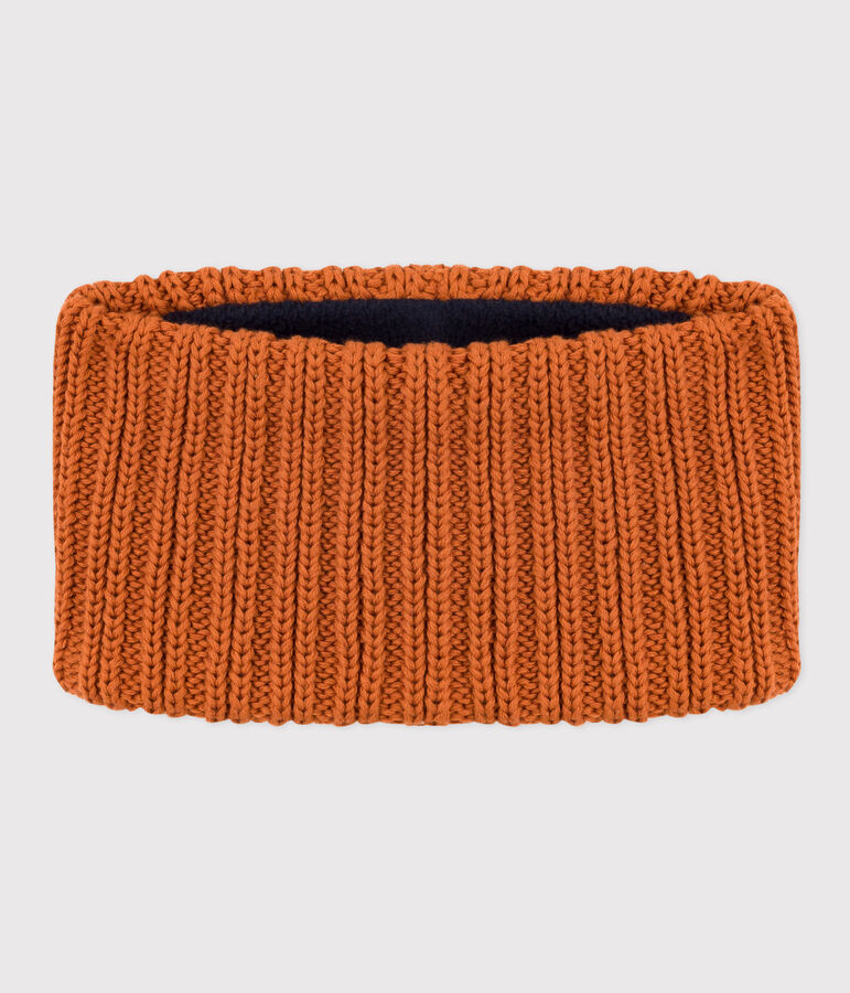 Snood aus Strick mit Fleece-Futter f&uuml;r Jungen und M&auml;dchen braun
