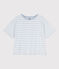 Damen-T-Shirt LE BOXY aus Baumwolle GOMME/ MARSHMALLOW
