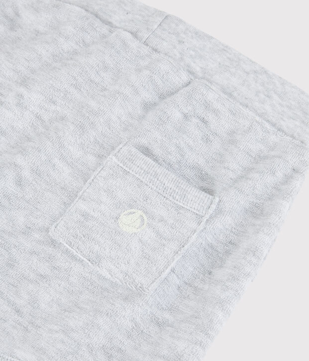 Baby-Shorts aus Boucl&eacute;-Frottee f&uuml;r Jungen grau