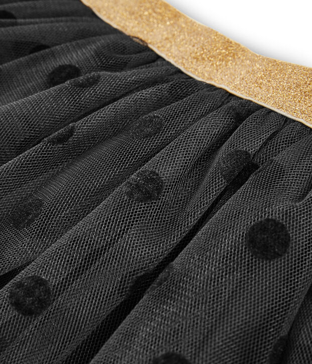 Rock aus T&uuml;ll f&uuml;r M&auml;dchen grau