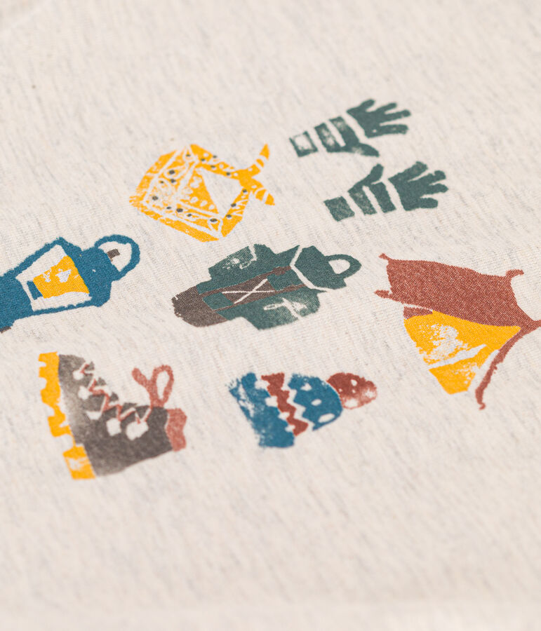 Kurz&auml;rmeliges Baby-T-Shirt aus Jersey beige