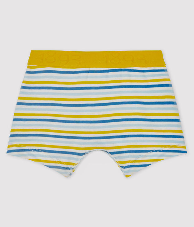 Boxershorts f&uuml;r kleine Jungen weiss/vielfarbig