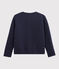 Kinder-Cardigan aus Doppeljersey Mädchen blau SMOKING