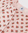 Kinderpyjama aus Nicki mit Blumenmotiv für Mädchen rosa SALINE/weiss MULTICO