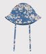 Baby-Fischerhut aus Popeline mit Blumenmuster 