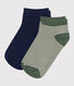 2er-set Kindersocken mit Ringelstreifen aus Baumwolle