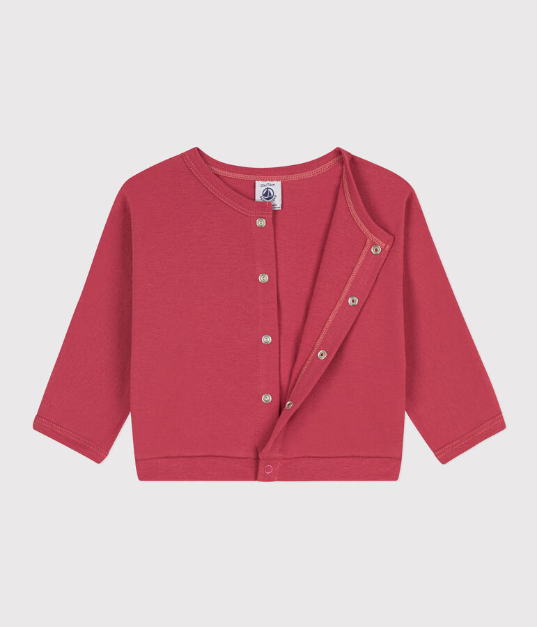 Baby-Cardigan aus Baumwolle rosa