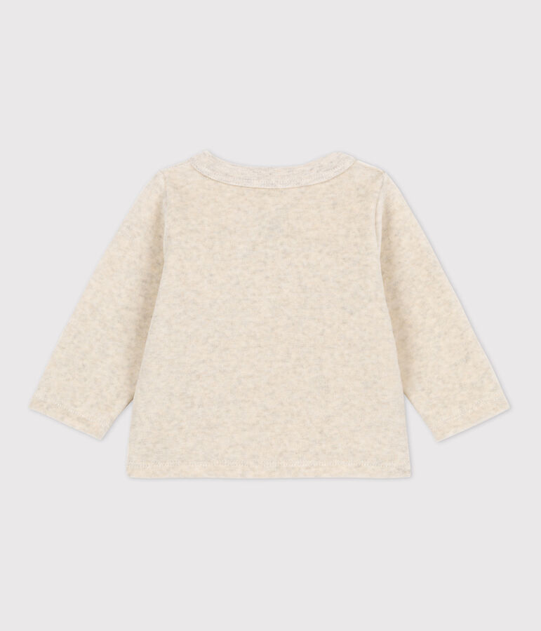 Baby-Cardigan aus Baumwollnicki beige