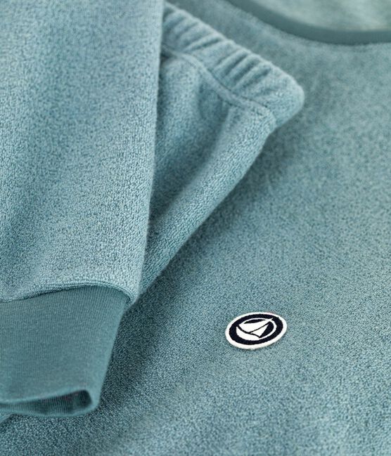 Damen-Pyjama aus einfarbigem Baumwoll-Frottee GOBELIN
