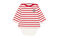 Klassisches Baby Jungen Streifenshirt weiss MARSHMALLOW/rot TERKUIT