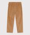 Kinder-Hose mit geradem Schnitt aus Feincord LATTE